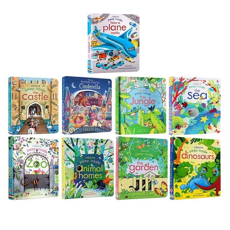 Kids Education Picture - Peep Inside Usborne Kitap İngilizce Eğitici