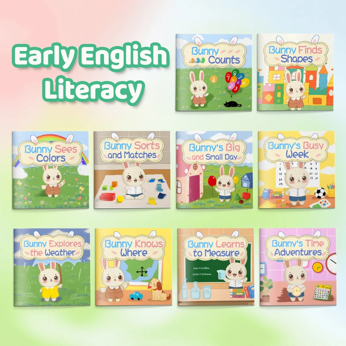 Kids Education Books - Küçük Tavşan Akıllı Öğrenme Serisi, 10