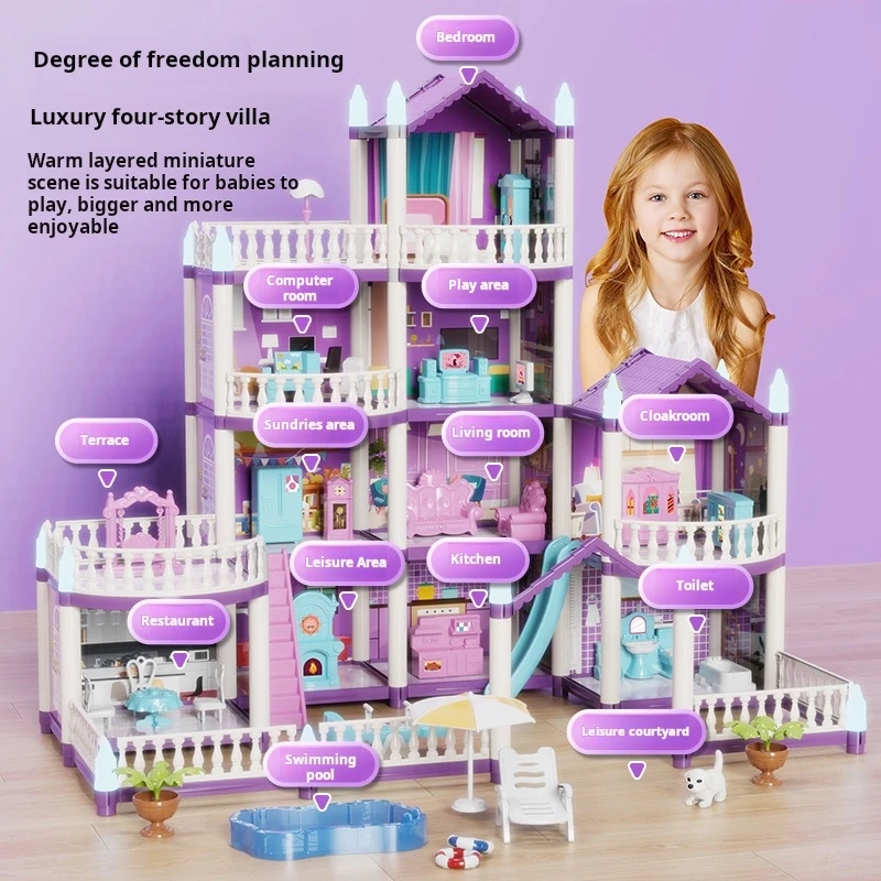 Kids Education Images - DIY Bebek Evleri Kızlar İçin Kale