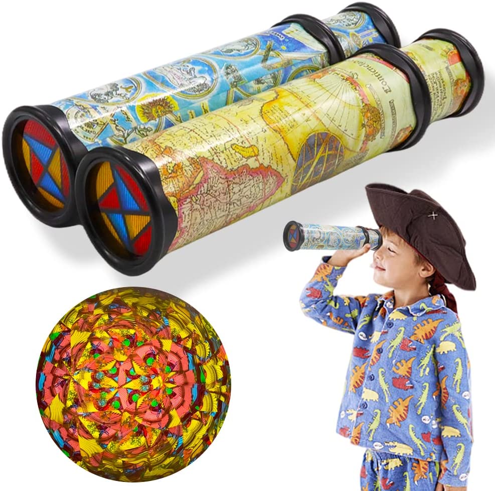Kids Education World - Ölçeklenebilir Rotasyon Kaleydoskop Sihirli Kaleydoskop Gözlük