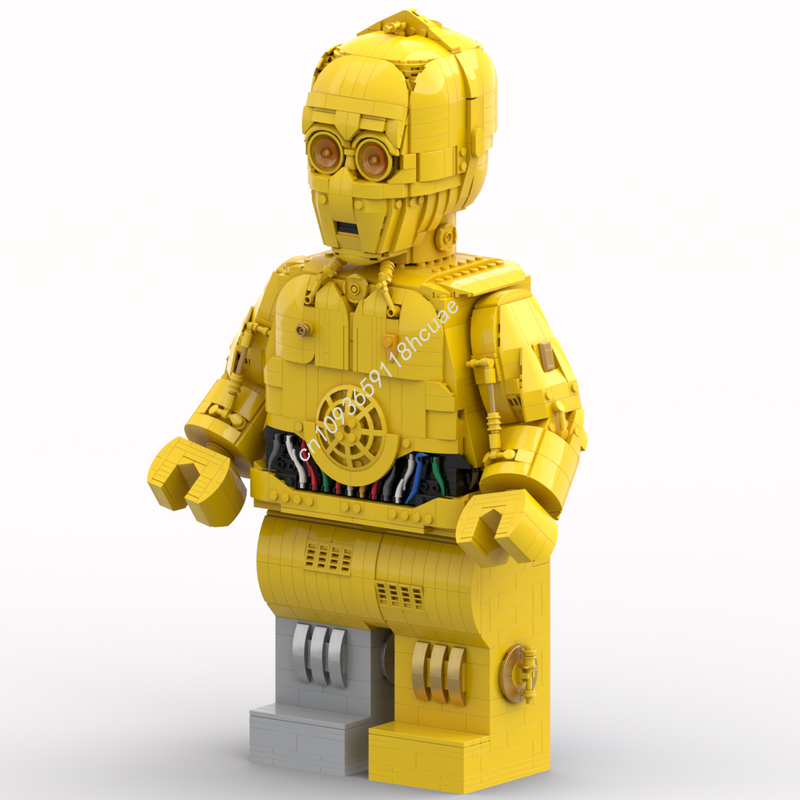 Kids Education Film - 2545 Parça MOC Yıldız Savaşları C-3PO