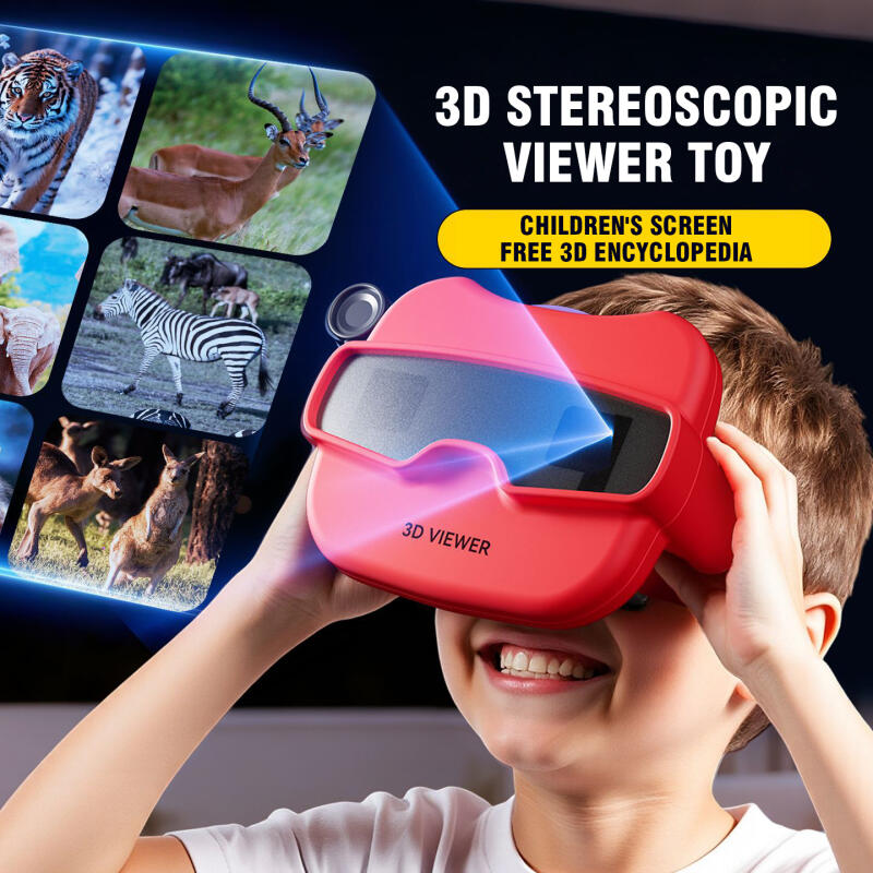 Kids Education Film - 3D Stereoskopik Film Görüntüleyici Oyuncak 6