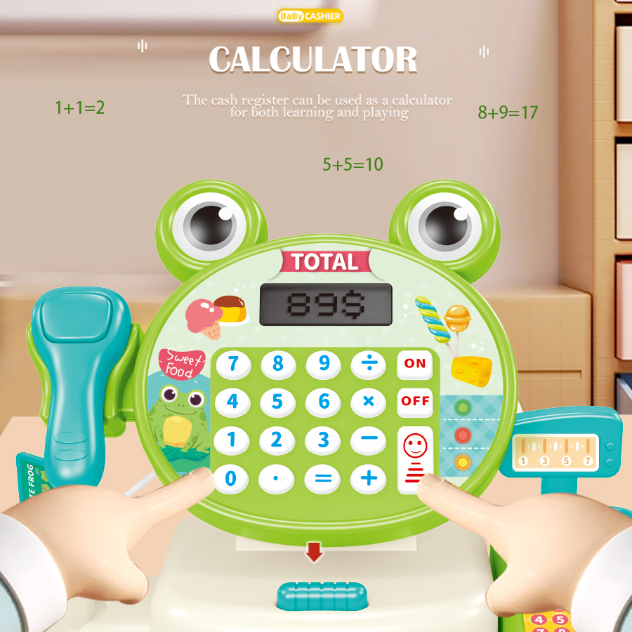 Kids Education Calculator - Çocuklar için oyuncak yazar kasa, market