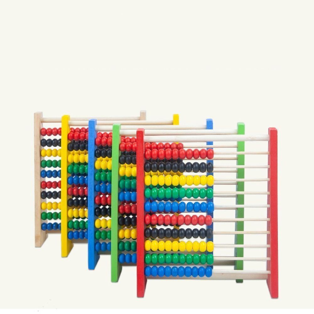Kids Education Calculator - Dayanıklı Ahşap Abaküs Eğitici Zeka Geliştirici