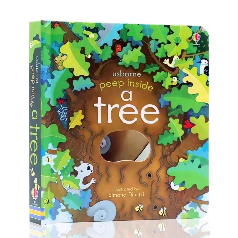 Kids Early Education Books - Usborne Bir Ağaçın İçine Bakış 3D