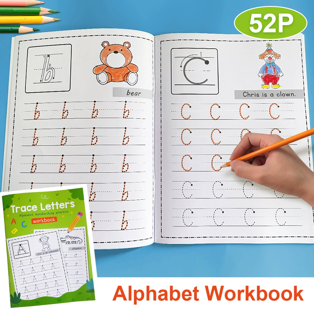 Kids Education Worksheet - Alfabe Erken Eğitim Yazma Çalışma Kitabı