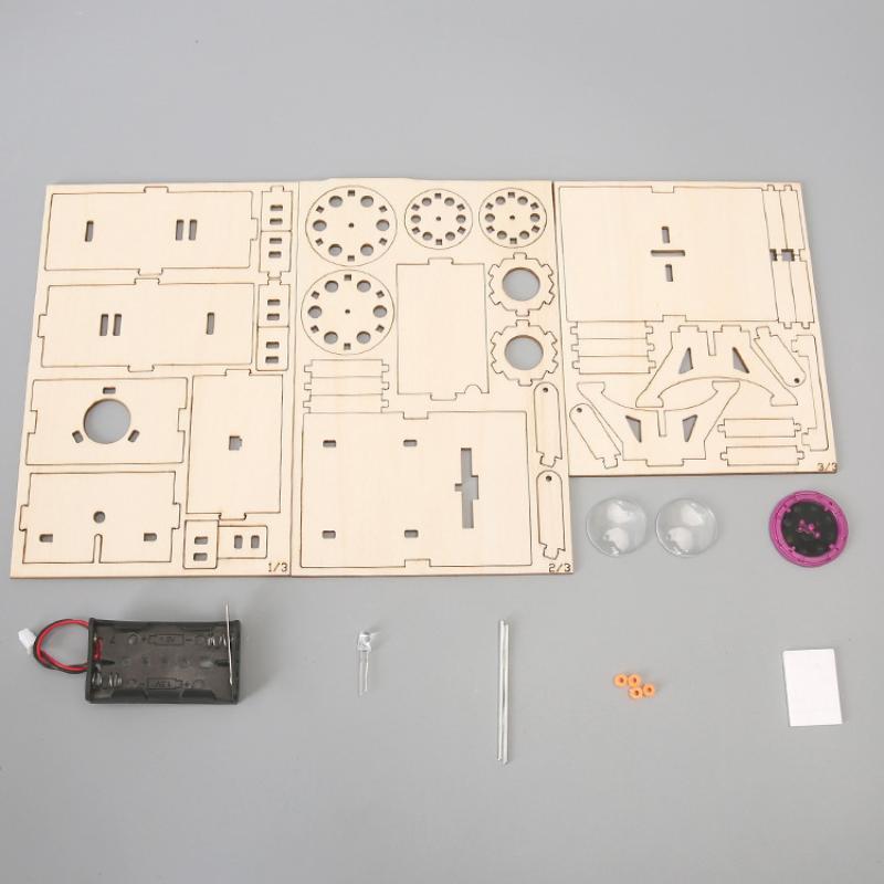 1 Set Ahşap DIY Film Projektör - Kids Education Film incelemesi ve fiyatı