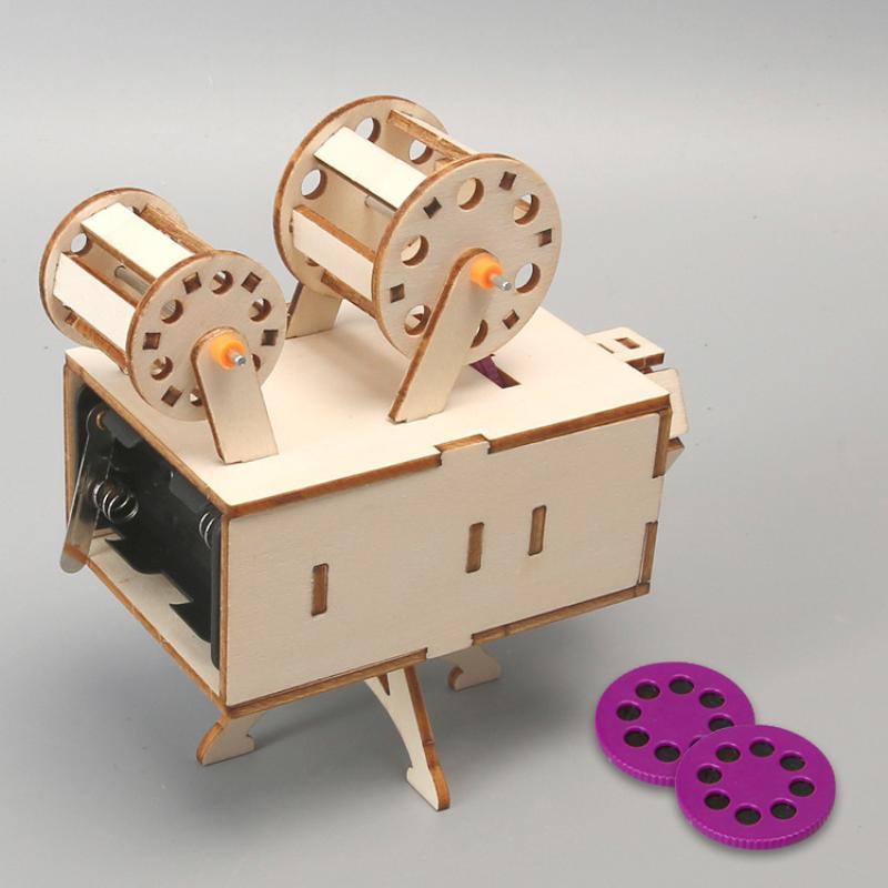 1 Set Ahşap DIY Film Projektör - Kids Education Film incelemesi ve fiyatı