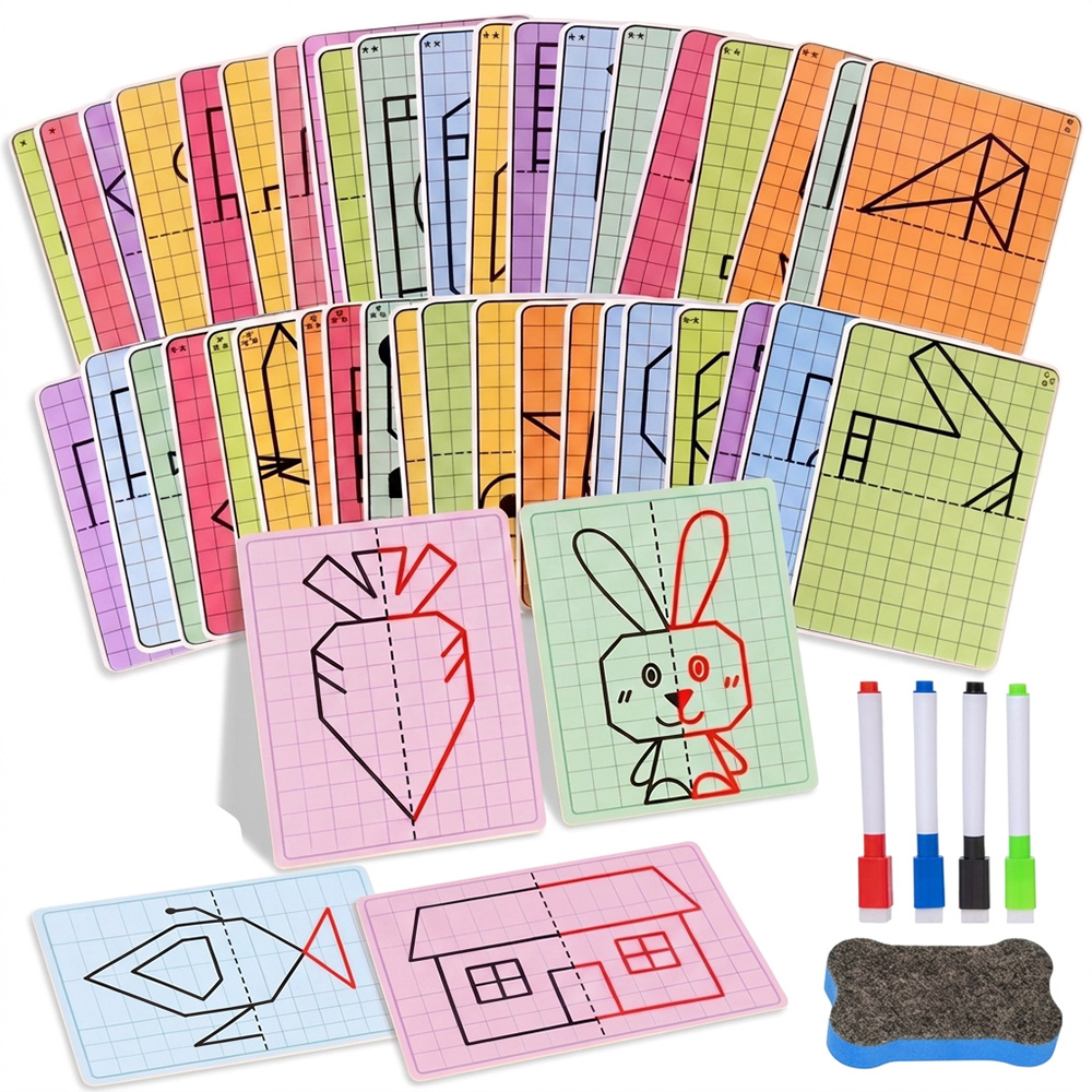 Çocuklar için Kareli Simetrik  - Learning Workbook Preschool incelemesi ve fiyatı