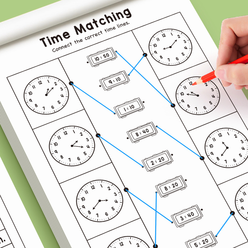 Çocuklar İçin Saati Öğrenme Ça - Kids Education Worksheet incelemesi ve fiyatı