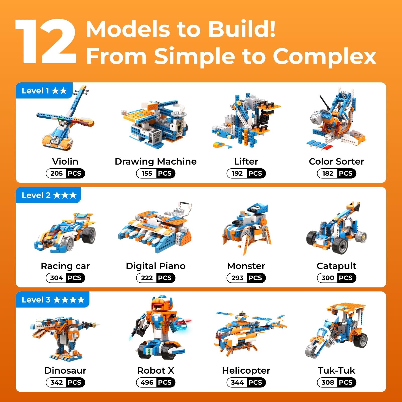 Apitor Robot X Yapı Seti 12'si - Kids Education App Free incelemesi ve fiyatı