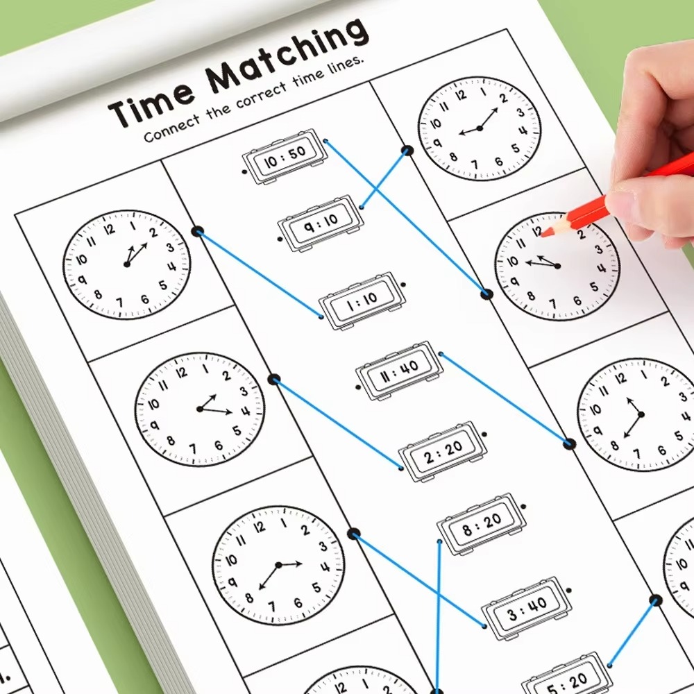 Çocuklar İçin Saati Anlama Çal - Learning Workbook Preschool incelemesi ve fiyatı