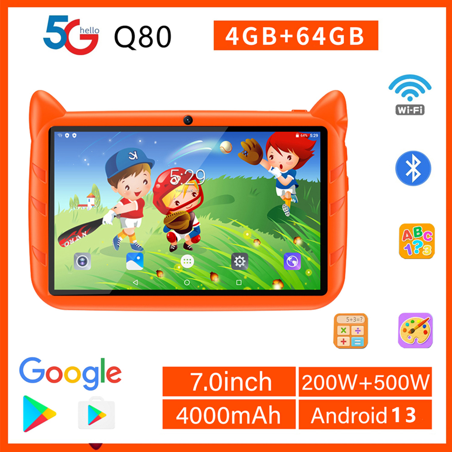 Yeni 5G WiFi Çocuk Tableti 7 I - Kids Education Tablet incelemesi ve fiyatı
