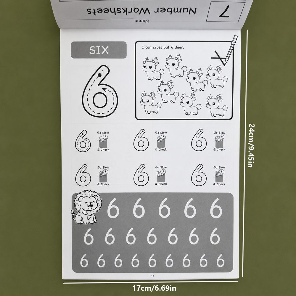Numara 1-12 İzleme Çalışma Kit - Learning Workbook Preschool incelemesi ve fiyatı