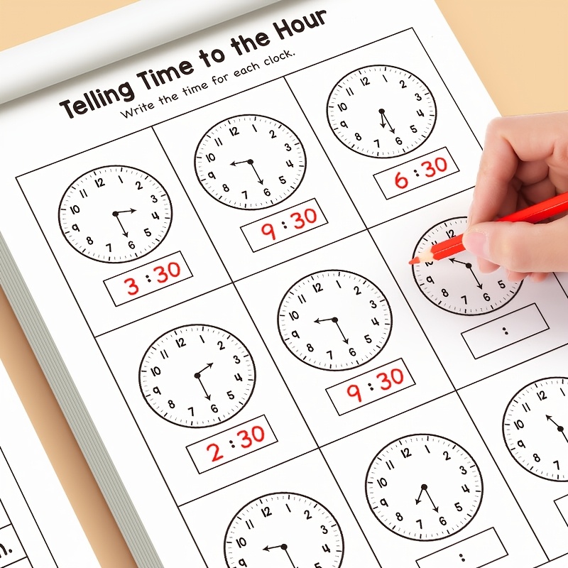 Çocuklara Saati Anlatma Pratiğ - Learning Workbook Preschool incelemesi ve fiyatı