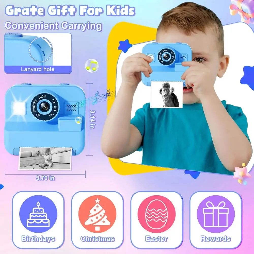Çocuklar kamera anında baskı 3 - Kids Education Images incelemesi ve fiyatı
