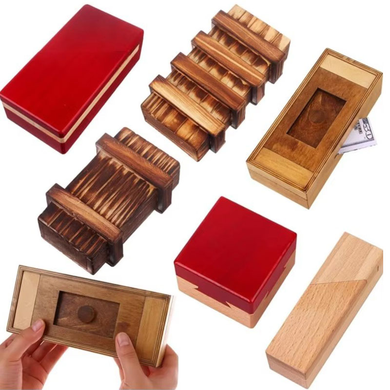 Ahşap Gizli Bölmeli Bulmaca Ku - Brain Teaser Cube incelemesi ve fiyatı